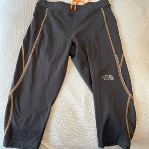 North face grey running tights